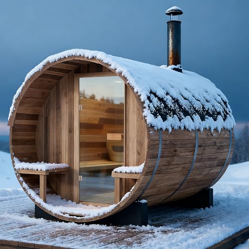 Benovo Customize 2-8 Outdoor Barrel Sauna Room